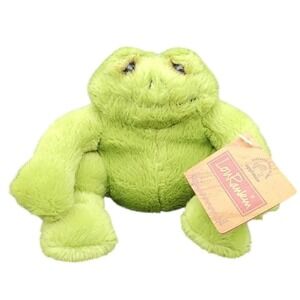 Lou Rankin Green Herbert Frog Mini Friends Plush Applause Vintage‎ Cottagecore